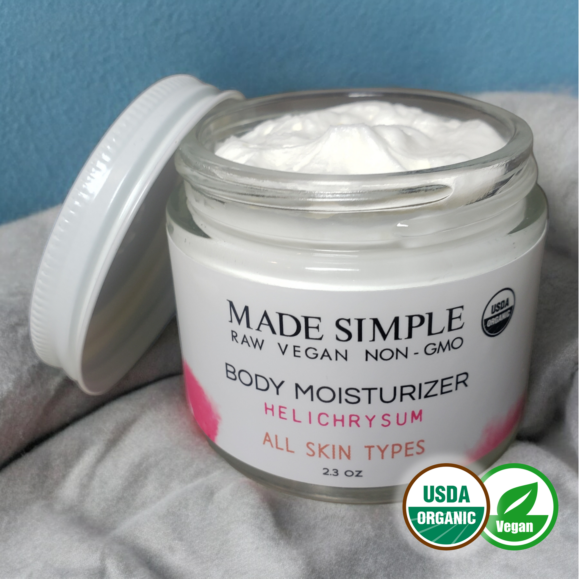 Helichrysum Moisturizer - Certified Organic, Vegan & Cruelty-free-3